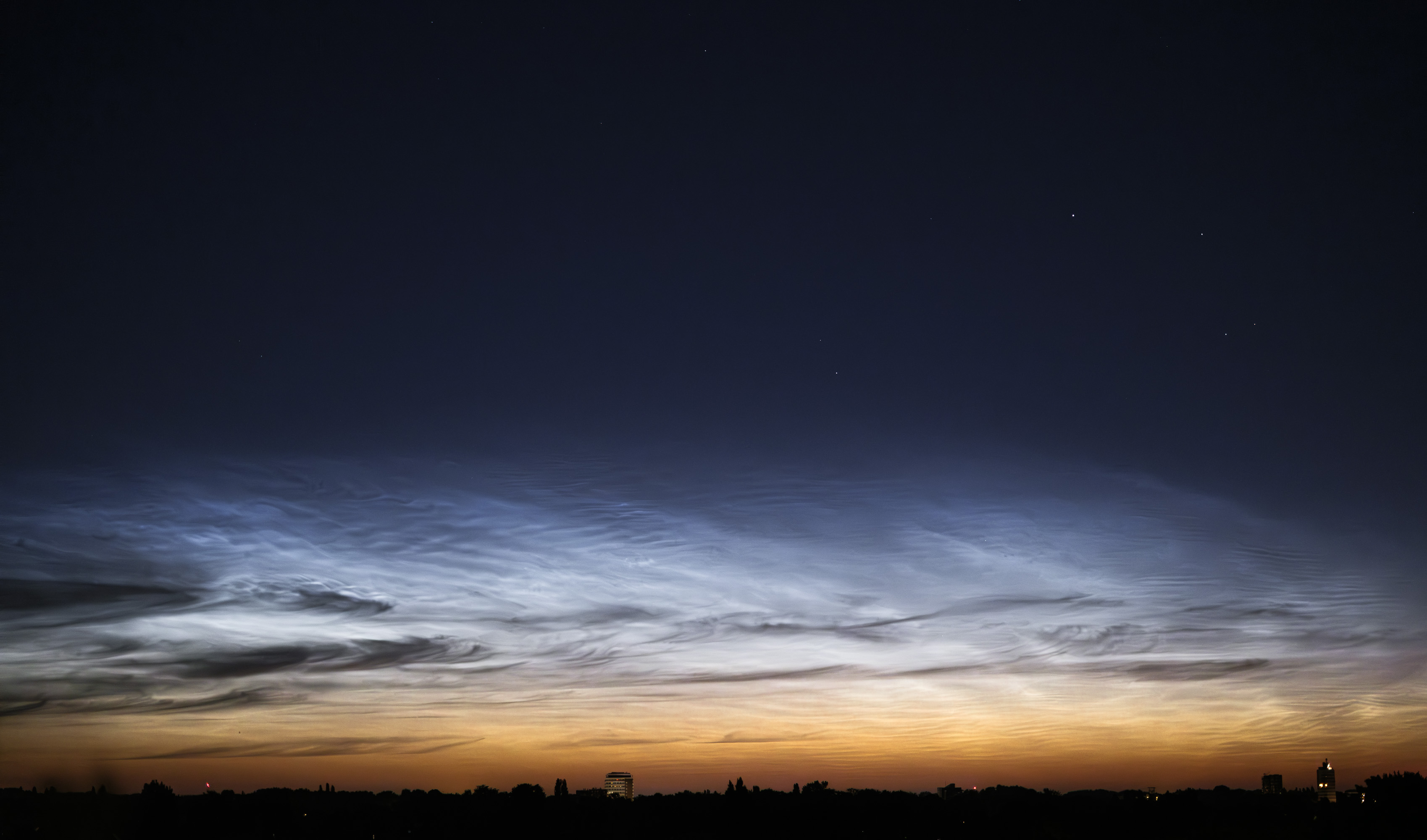 Noctilucent Clouds From My Living Room